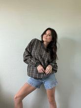 Load image into Gallery viewer, Vintage Plaid Pullover Jacket