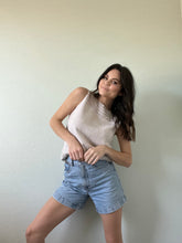 Load image into Gallery viewer, Vintage Knit Sleeveless Blouse