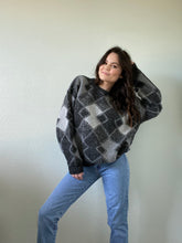 Load image into Gallery viewer, Vintage Grey Patterned Sweater