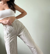 Load image into Gallery viewer, Waist 30 Vintage High Waisted Linen Pants
