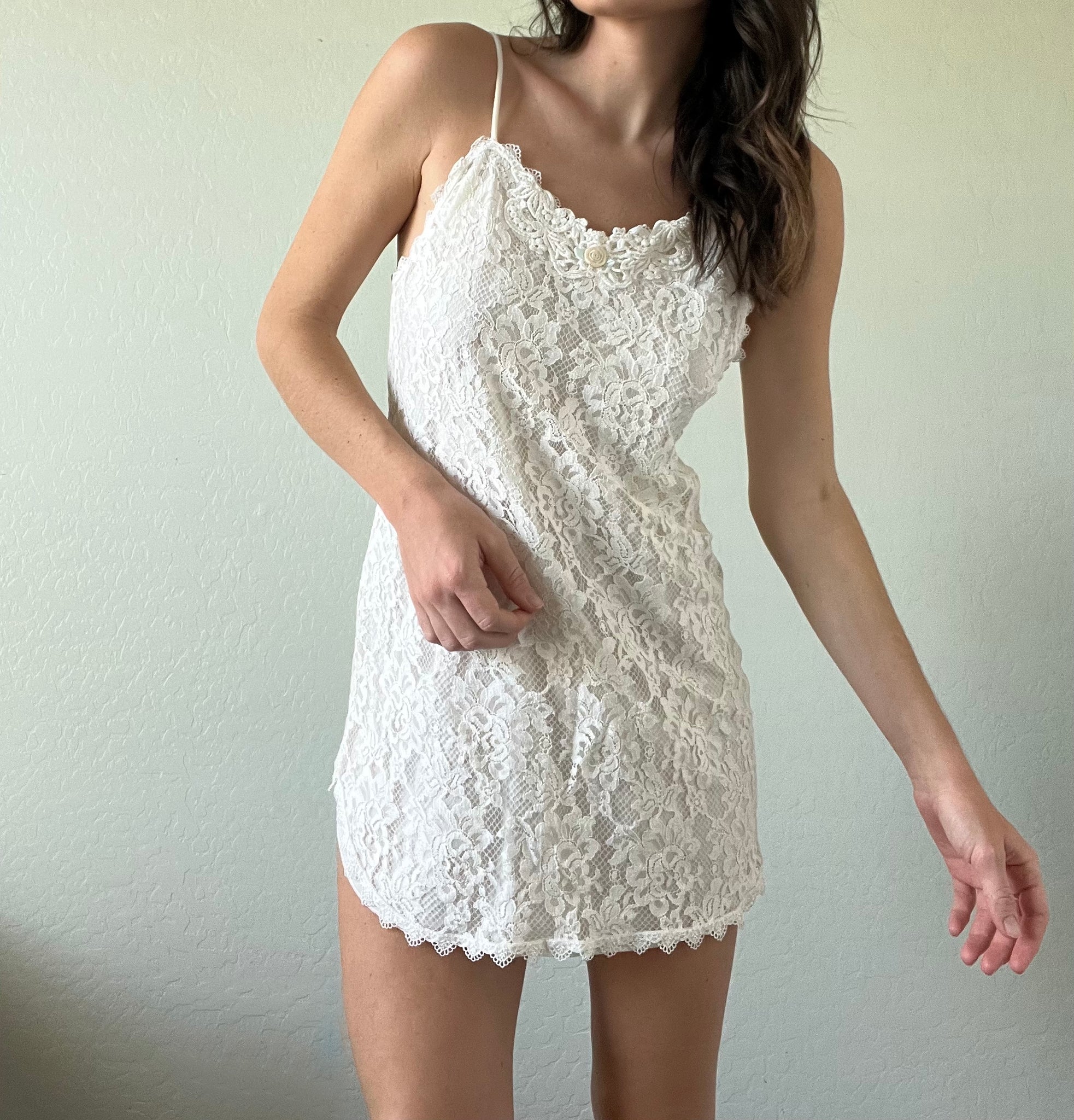 Vintage Lace Slip Dress The Weathered Daisy Vintage Lace Slip Dress The Weathered Daisy