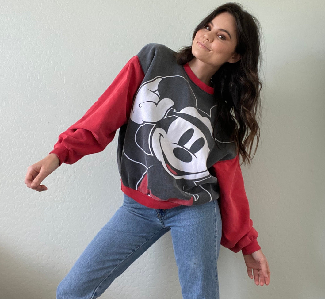 Vintage Double Sided Mickey Crewneck