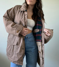 Load image into Gallery viewer, Vintage Tan Insulated Coat
