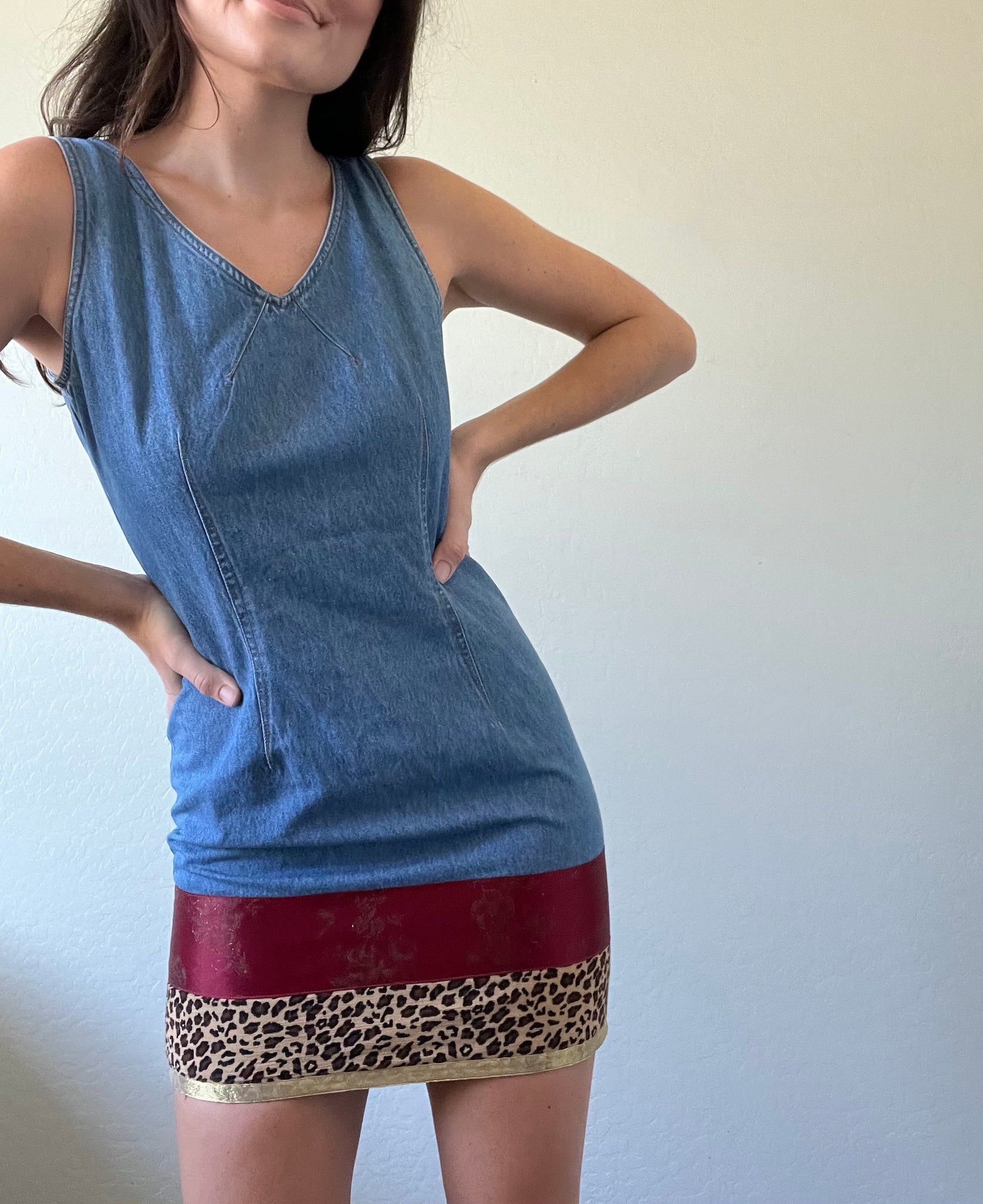 Vintage Denim Mini Dress – The Weathered Daisy Vintage Denim Mini Dress – The Weathered Daisy