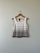 Load image into Gallery viewer, Vintage Striped Sleeveless Blouse
