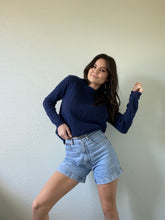 Load image into Gallery viewer, Vintage Navy Sweater
