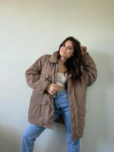 Load image into Gallery viewer, Vintage Tan Insulated Coat
