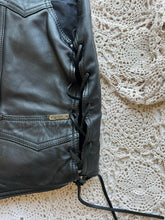 Load image into Gallery viewer, Vintage Leather Harley Davidson Vest

