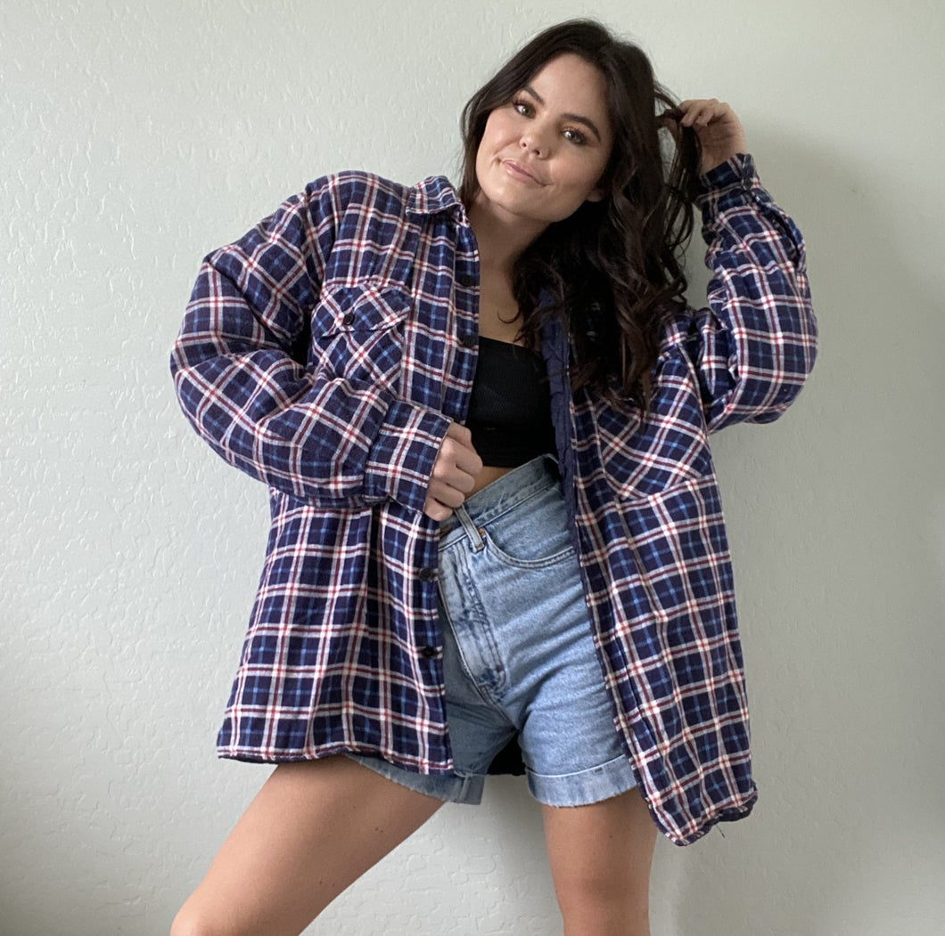 Vintage Insulated Flannel Shacket