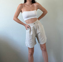 Load image into Gallery viewer, Waist 29 Vintage Linen Blend Shorts
