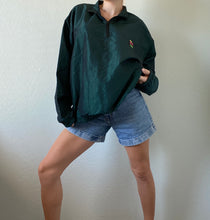 Load image into Gallery viewer, Vintage Green Windbreaker
