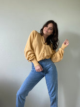 Load image into Gallery viewer, Vintage Yellow Cardigan Sweater

