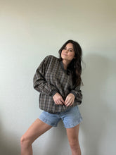 Load image into Gallery viewer, Vintage Plaid Pullover Jacket
