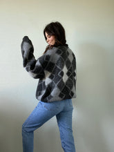 Load image into Gallery viewer, Vintage Grey Patterned Sweater
