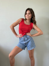 Load image into Gallery viewer, Vintage Red Tanktop
